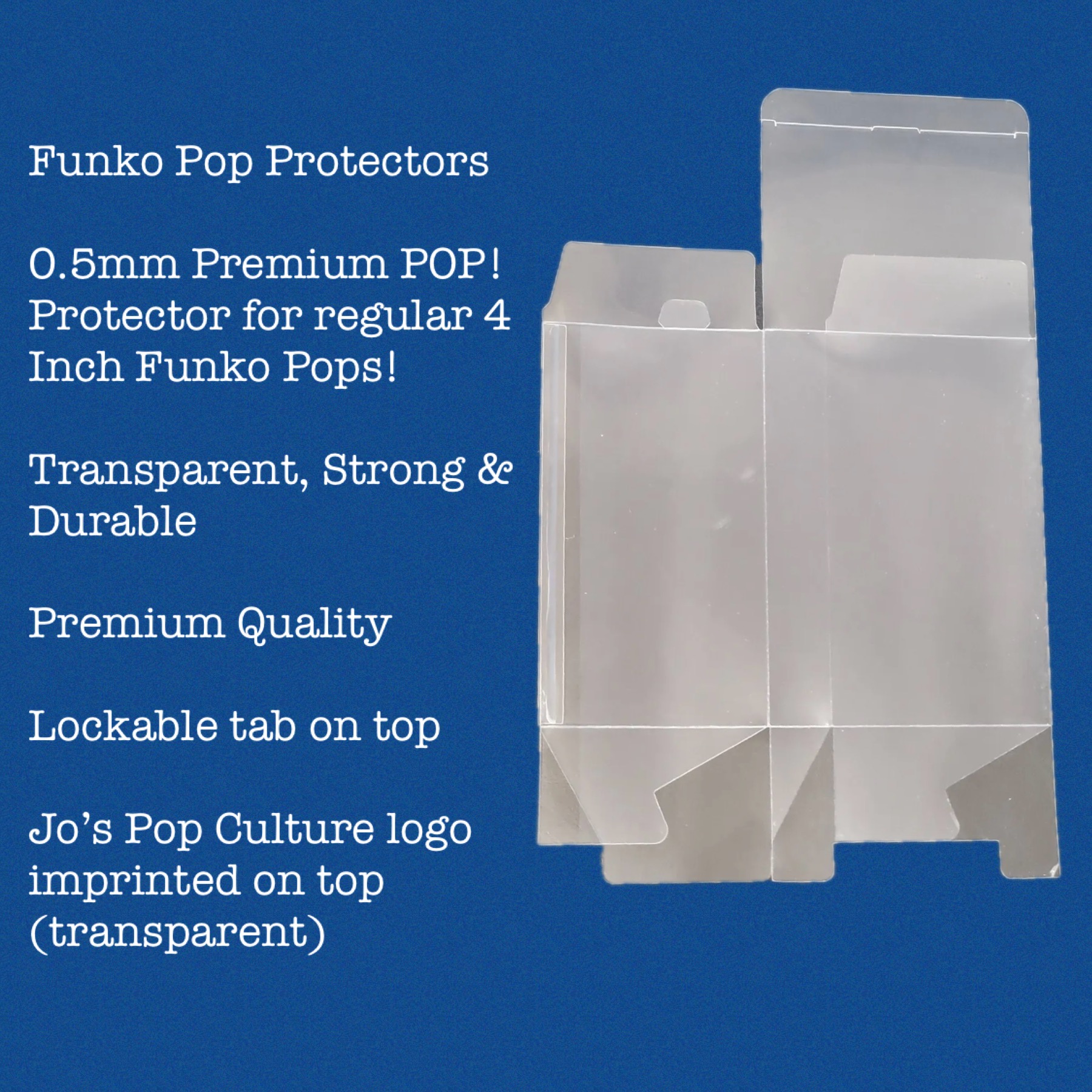 Funko Pop Vinyl 4” Pop Protectors 10 pack Jo's Pop Culture